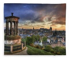 City Of Edinburgh Fleece Blankets