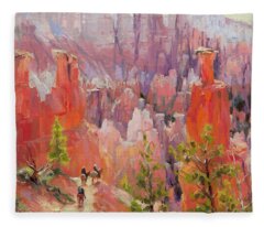 Bryce Canyon National Park Fleece Blankets
