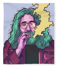 Jerry Garcia Fleece Blankets