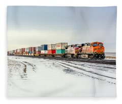 Locomotive Fleece Blankets