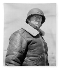 General Patton Fleece Blankets