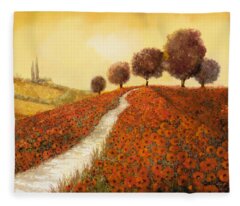 Tuscany Paintings: Guido Borelli Fleece Blankets
