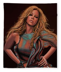 Mariah Carey Fleece Blankets