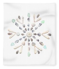 Spiral Shell Fleece Blankets