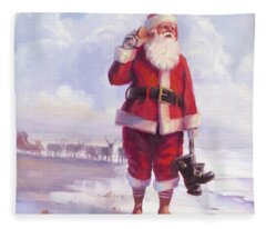 Santa Claus Fleece Blankets