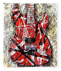 Eddie Van Halen Fleece Blankets