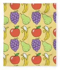 Banana Pattern Fleece Blankets