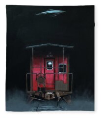 Great Train Robbery Fleece Blankets