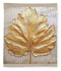 Big Leaf Maple Fleece Blankets