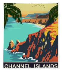Channel Islands National Park Fleece Blankets