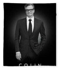 Colin Firth Fleece Blankets