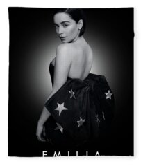 Emilia Clarke Fleece Blankets