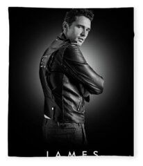 James Franco Fleece Blankets