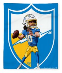 Los Angeles Chargers Fleece Blankets