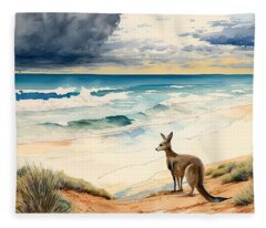 Kangaroo Island Fleece Blankets