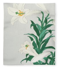 Spider Lily Fleece Blankets