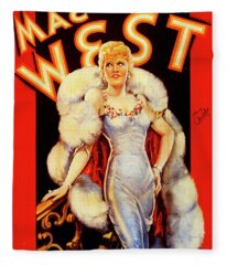 Mae West Fleece Blankets