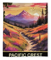 Pacific Crest Trail Fleece Blankets