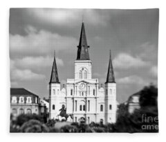 St. Louis Cathedral Fleece Blankets