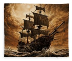 Captain Hook Fleece Blankets