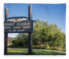 Homer Alaska Fleece Blankets