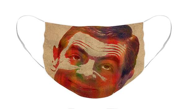 Celebrity Character Party Mask Rowan Atkinson Mr Bean Face Mask 