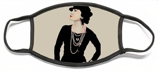 Coco Chanel wearing her Signature Suit- Coffee Mug by Diane Hocker
