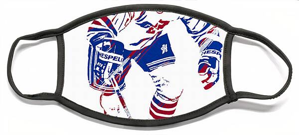 Wayne Gretzky New York Rangers Watercolor Strokes Pixel Art 1