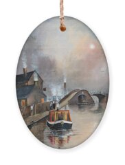 Steam Boat Holiday Ornaments