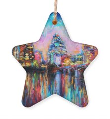 Austin Skyline Holiday Ornaments