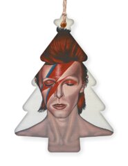 David Bowie Holiday Ornaments