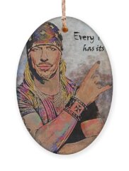 Bret Michaels Holiday Ornaments