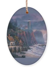 Lighthouse Holiday Ornaments
