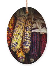 Indian Corn Holiday Ornaments