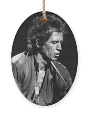 Rolling Stones Keith Richards Holiday Ornaments