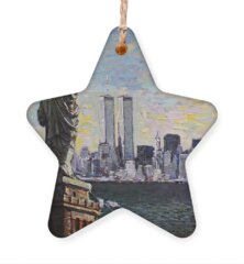 City Scape Holiday Ornaments