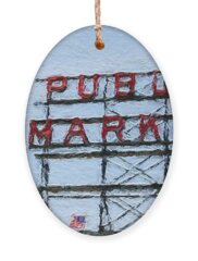 Pike Place Market Holiday Ornaments