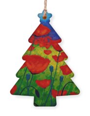 Poppy Holiday Ornaments