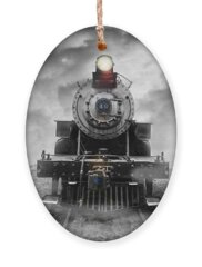 Vintage Train Holiday Ornaments