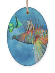 Butterflyfish Holiday Ornaments