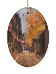 Autumn In New England Holiday Ornaments