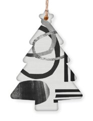 Black And White Holiday Ornaments