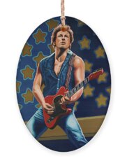 Bruce Springsteen Holiday Ornaments