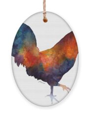 Kitchen Rooster Holiday Ornaments