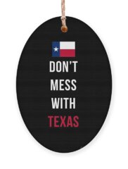 Texas Flag Holiday Ornaments