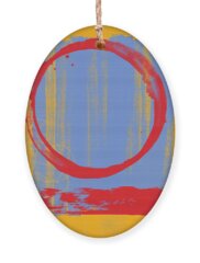 Abstract Expressionism Holiday Ornaments