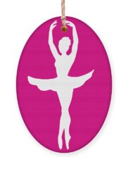 Silhouette Of Dancers Holiday Ornaments