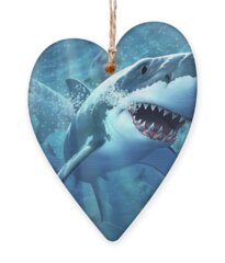 Shark Teeth Holiday Ornaments