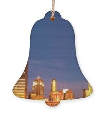 Oklahoma City Skyline Holiday Ornaments