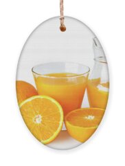 Orange Juice Holiday Ornaments